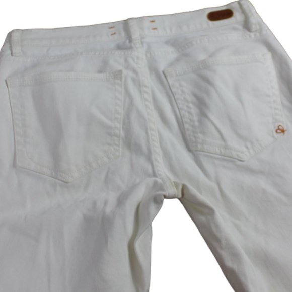 Dittos Straight White Jeans, Size 25  (29"x 29.5") - Picture 5 of 6